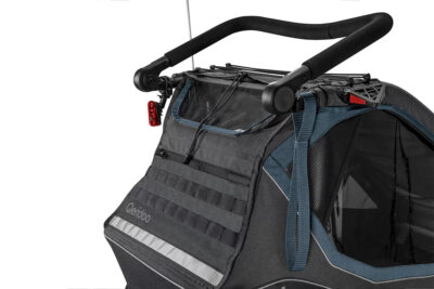 Kinderfahrradanhänger Qeridoo Kidgoo2 Zweisitzer – Ivy Green 2023 – Bild 4