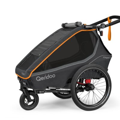 Kinderfahrradanhänger Qeridoo Kidgoo 1 Einsitzer – Fidlock Edition 2024