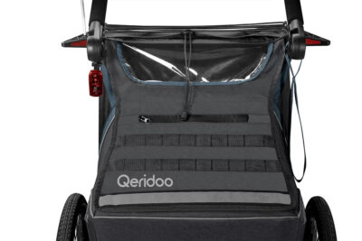 Kinderfahrradanhänger Qeridoo Kidgoo2 Zweisitzer – Ivy Green 2023 – Bild 3
