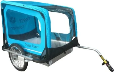 Hundeanhänger Kids Touring Doggy Tourer L blau