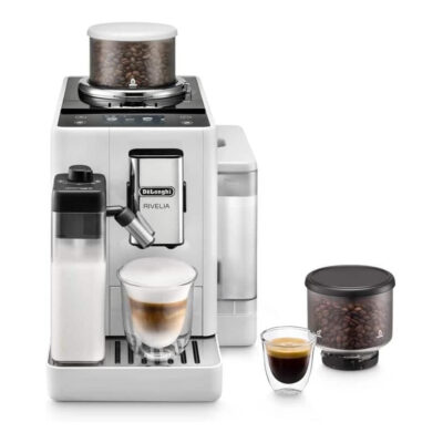 Kaffeevollautomat De’Longhi EXAM440.55.W Rivelia Milk Weiß