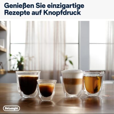 Kaffeevollautomat De’Longhi ECAM292.52.GB Magnifica Evo Grau und schwarz – Bild 5