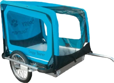 Hundeanhänger Kids Touring Doggy Tourer L blau – Bild 2