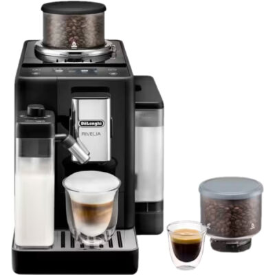 Kaffeevollautomat De’Longhi EXAM440.55.B Rivelia Milk Schwarz