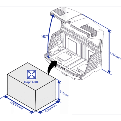 TowBox Heckbox V3 schwarz – Bild 7