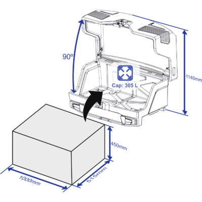 TowBox Heckbox V4 Evo Classic - Grau – Bild 8